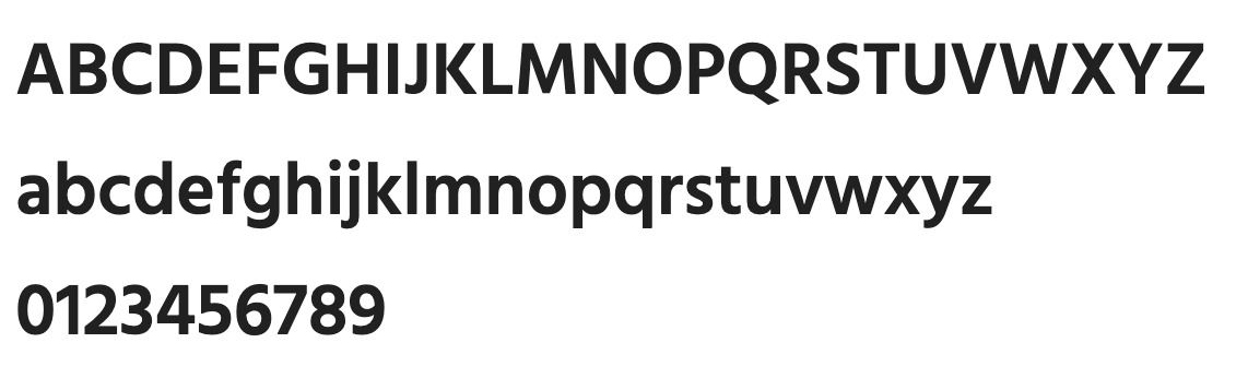 Schrift Hind SemiBold